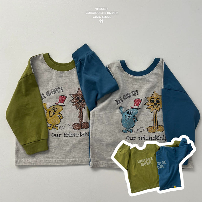 go;u - Korean Children Fashion - #prettylittlegirls - Apro Tee