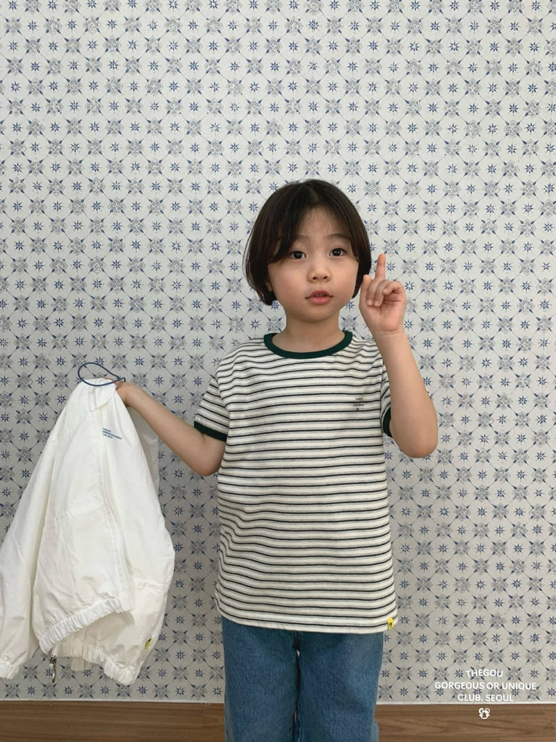 go;u - Korean Children Fashion - #minifashionista - Ringer Short Sleeve Tee - 4