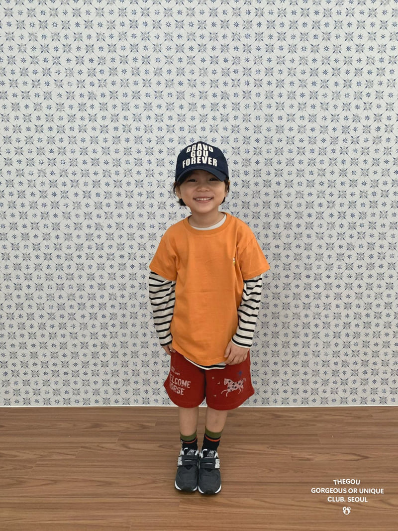 go;u - Korean Children Fashion - #prettylittlegirls - Stripe Joy Tee - 3