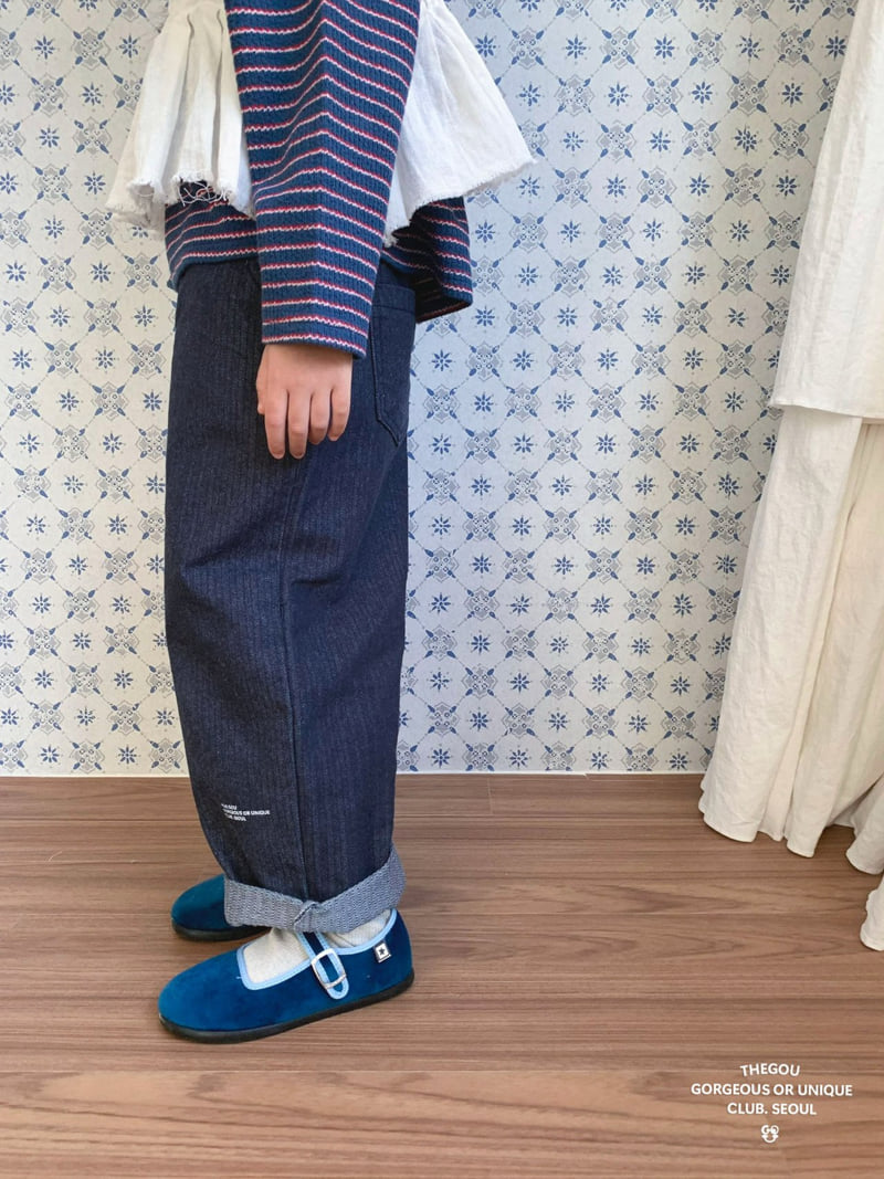 go;u - Korean Children Fashion - #prettylittlegirls - Denim Denim Pants - 9
