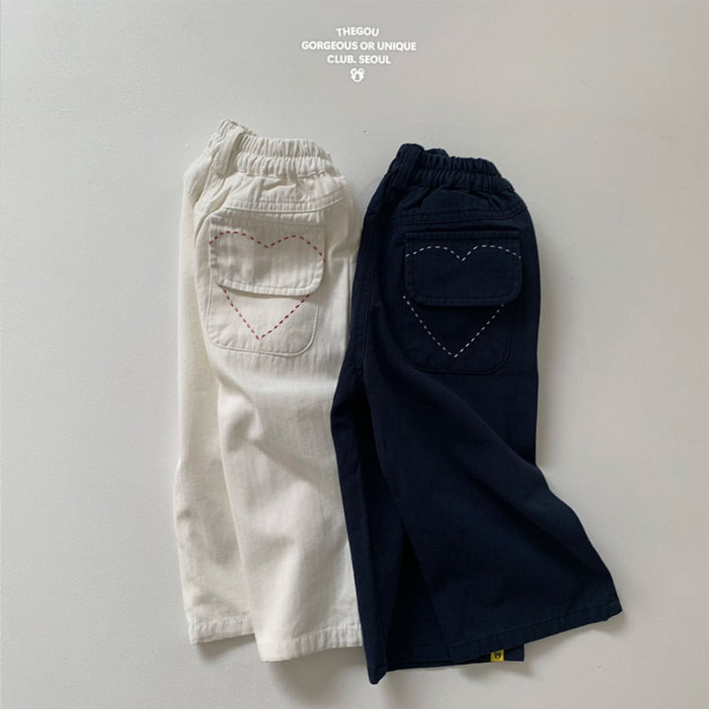 go;u - Korean Children Fashion - #prettylittlegirls - Heart Two Pants