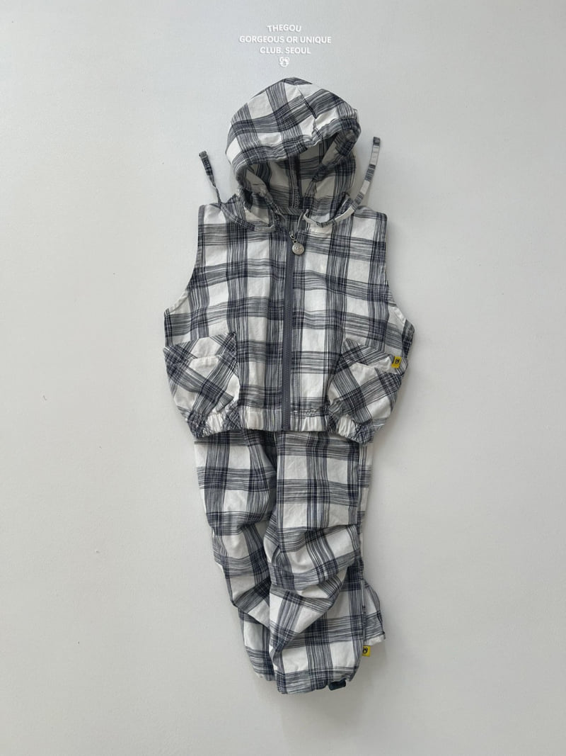 go;u - Korean Children Fashion - #prettylittlegirls - Pleated Check Pants - 11