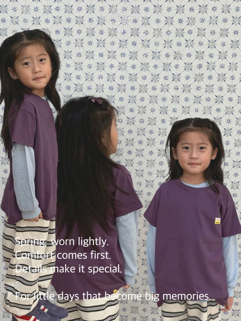 go;u - Korean Children Fashion - #prettylittlegirls - Seventy Tee - 6