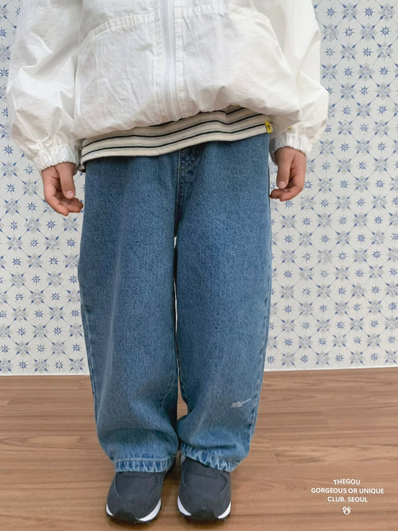go;u - Korean Children Fashion - #stylishchildhood - Denim Denim Pants - 12