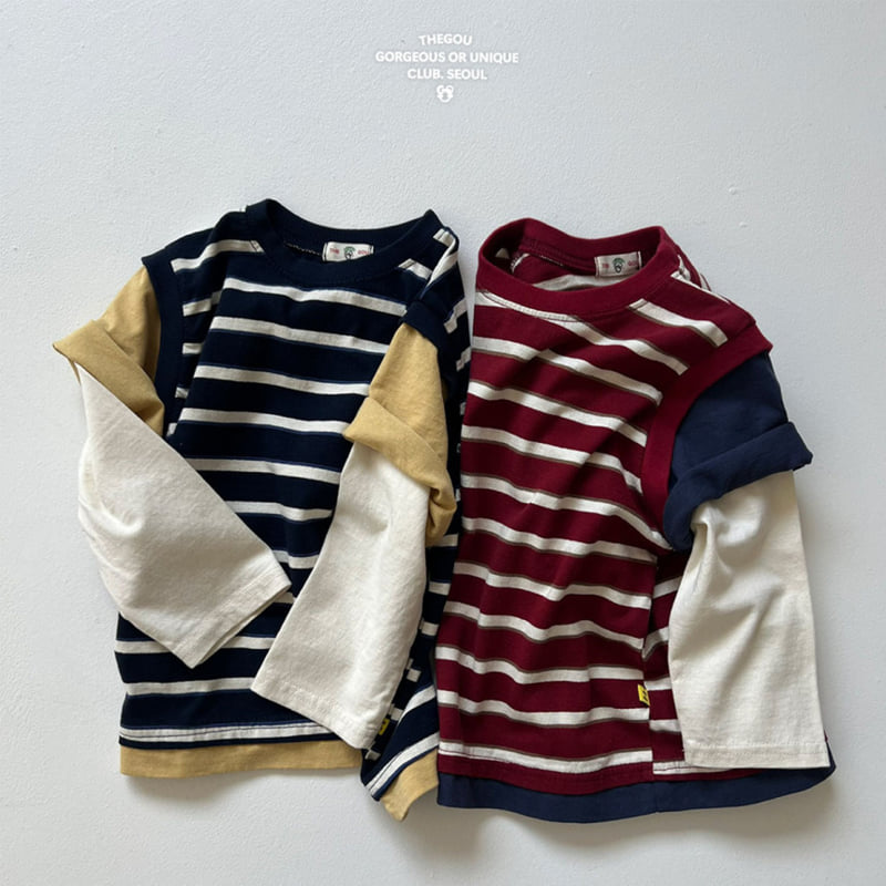 go;u - Korean Children Fashion - #toddlerclothing - Three Combo Tee