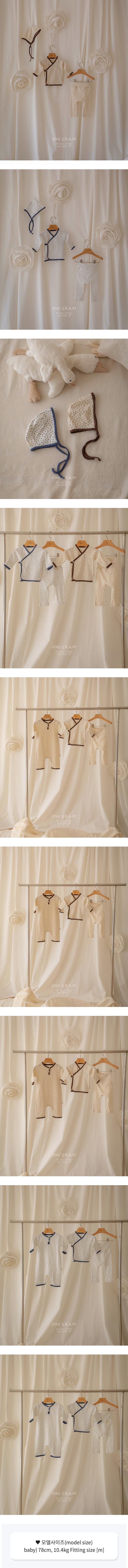 1 Gram - Korean Baby Fashion - #babyboutique - Molly Newborn Leggings Set