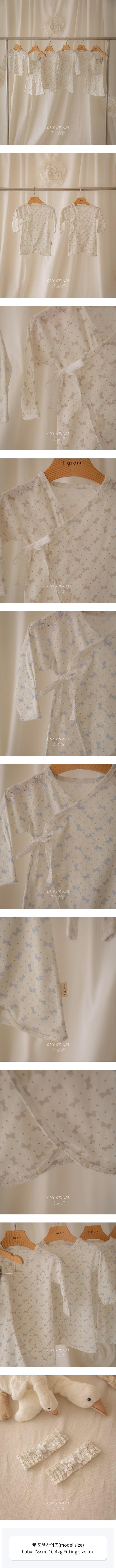 1 Gram - Korean Baby Fashion - #babyoutfit - Kylie Newborn Gown