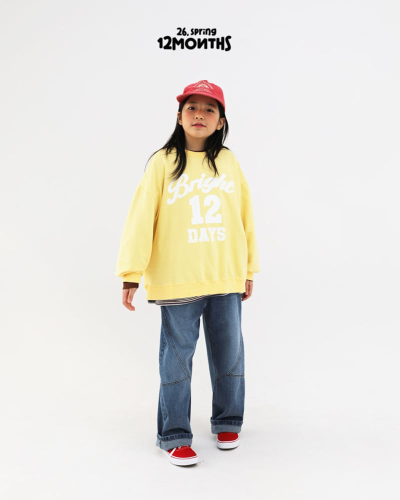 12 Month - Korean Children Fashion - #Kfashion4kids - Bright Sweatshirt - 12