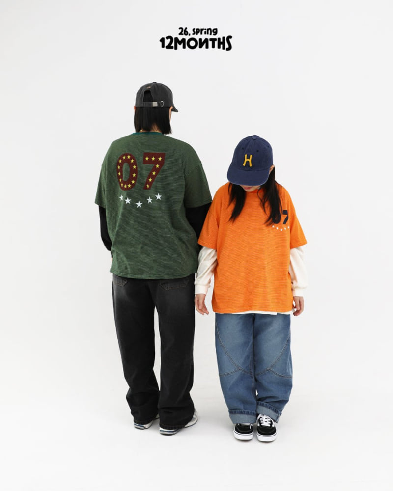 12 Month - Korean Children Fashion - #childofig - Stone Denim Pants - 12