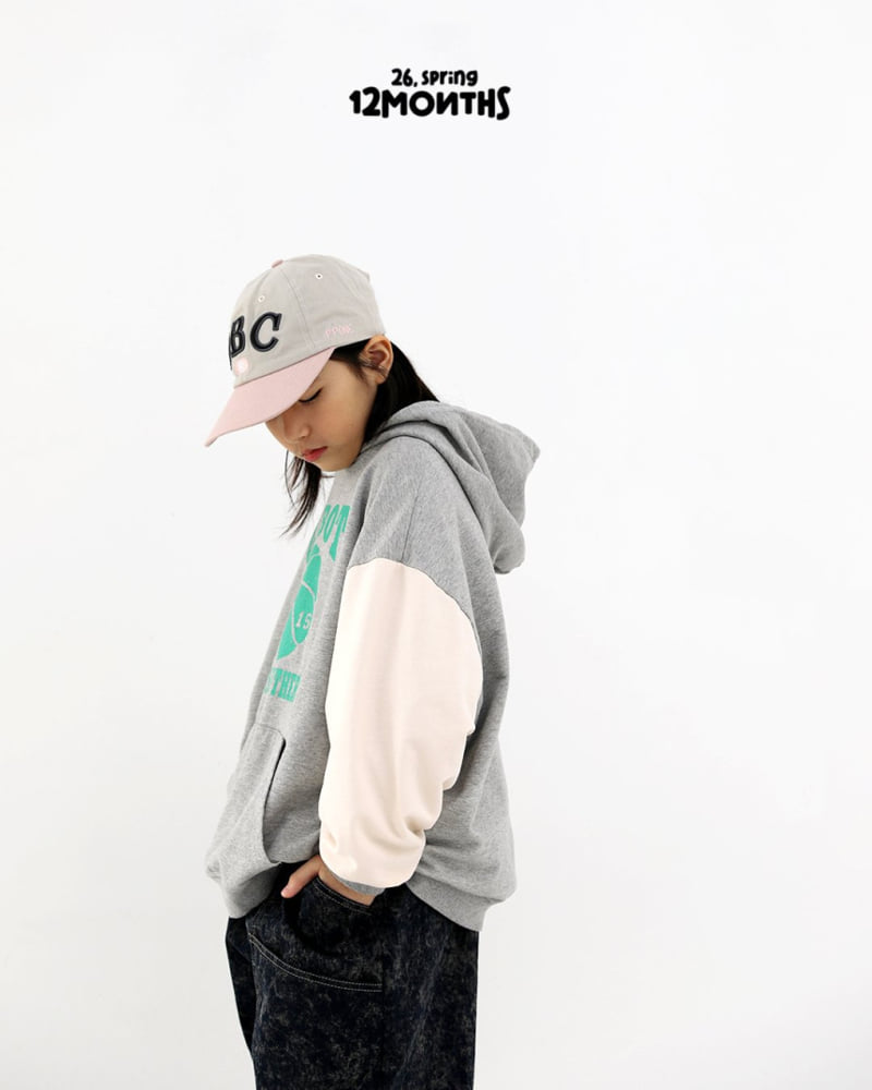 12 Month - Korean Children Fashion - #fashionkids - Color Block Hood Sweatshirt - 9