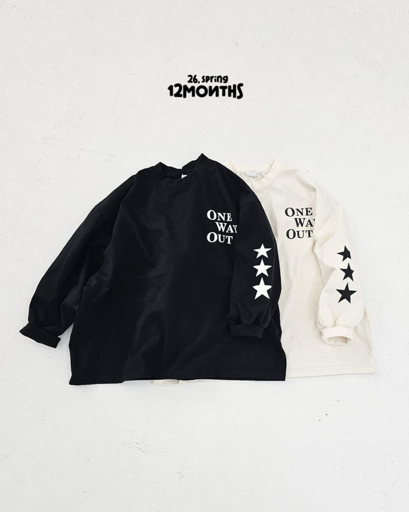 12 Month - Korean Children Fashion - #discoveringself - Star Tee - 4