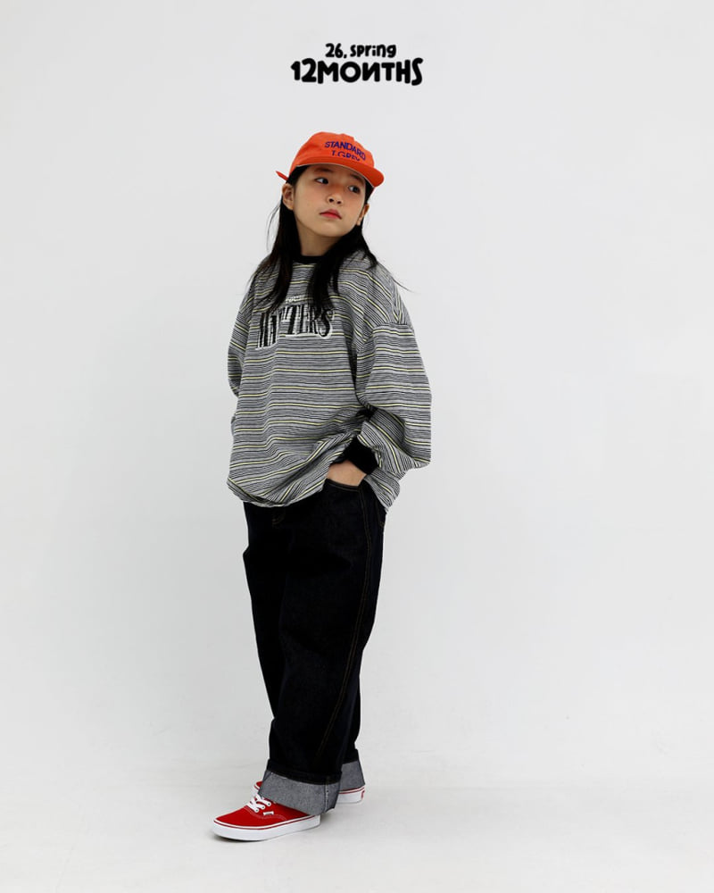 12 Month - Korean Children Fashion - #littlefashionista - Non-Fade Denim Pants - 12