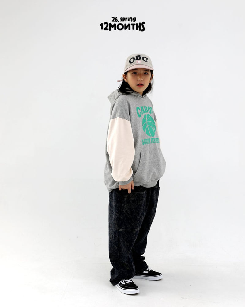 12 Month - Korean Children Fashion - #littlefashionista - Two-Tone Denim Pants - 6