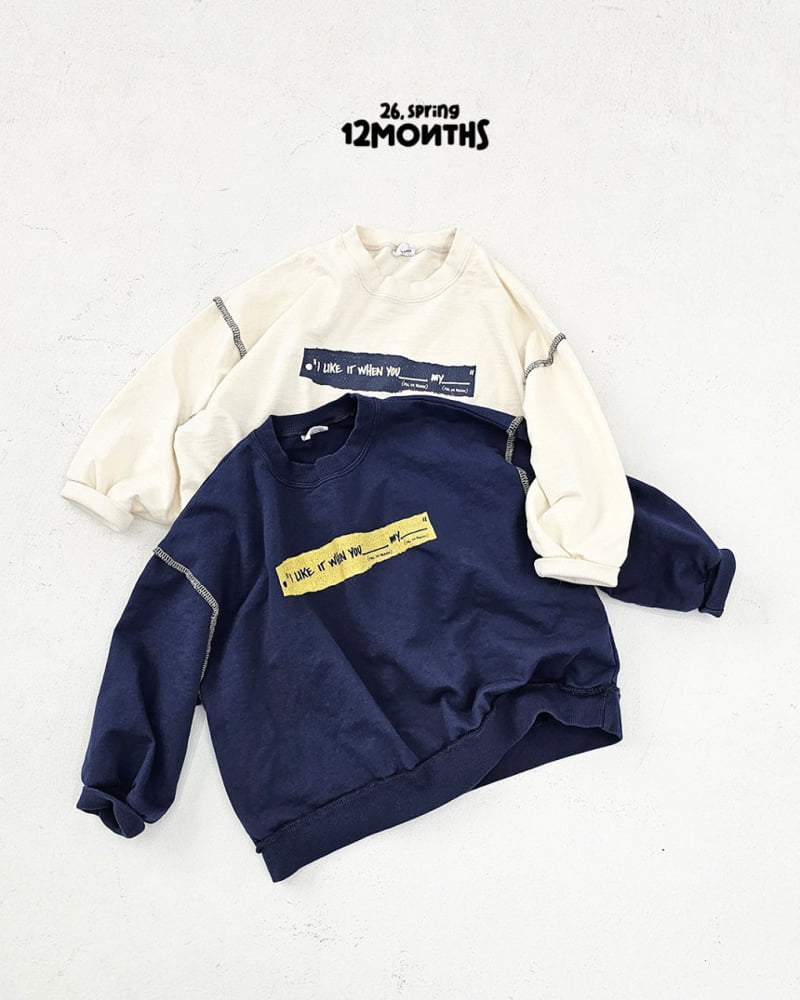 12 Month - Korean Children Fashion - #littlefashionista - Reverse Sweatshirt - 2