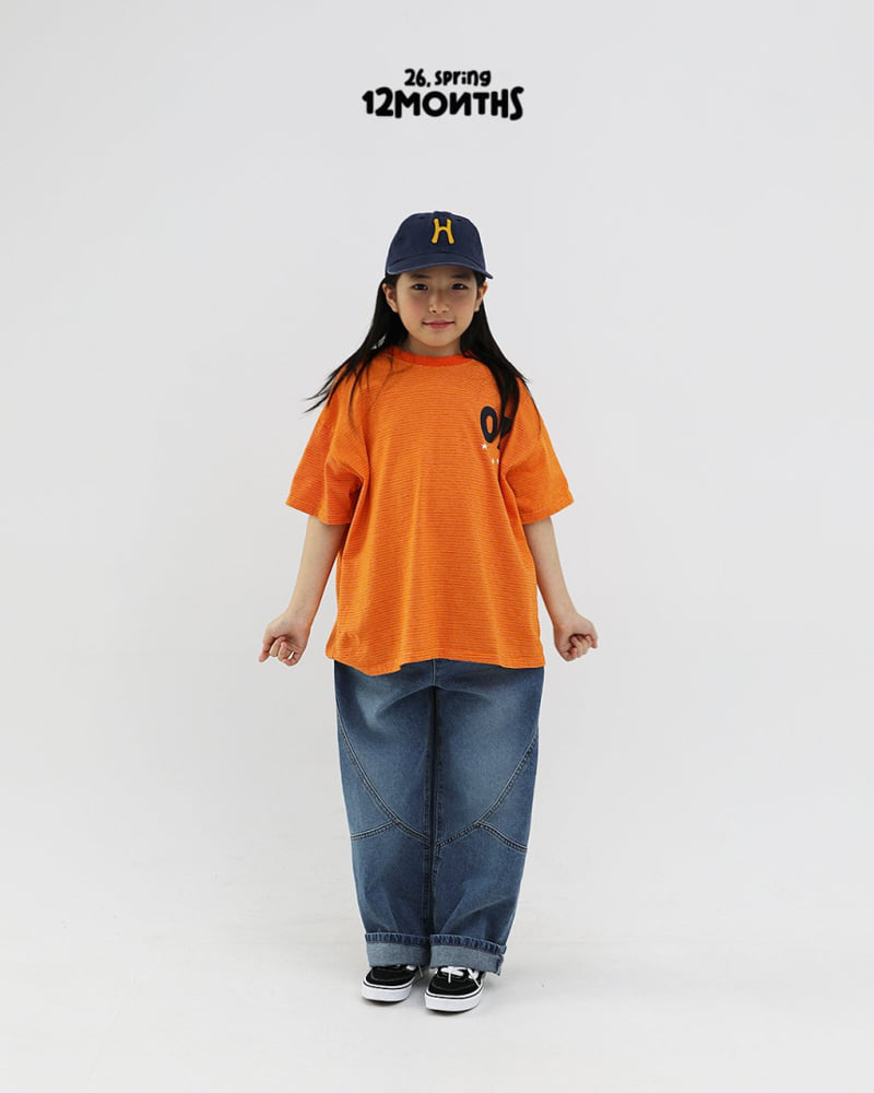 12 Month - Korean Children Fashion - #littlefashionista - Stone Denim Pants - 8