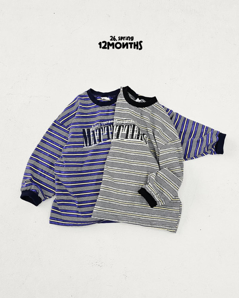 12 Month - Korean Children Fashion - #prettylittlegirls - Matte Stripe Tee - 3