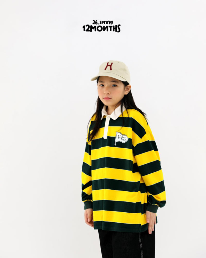 12 Month - Korean Children Fashion - #todddlerfashion - Retro Collar Tee - 8