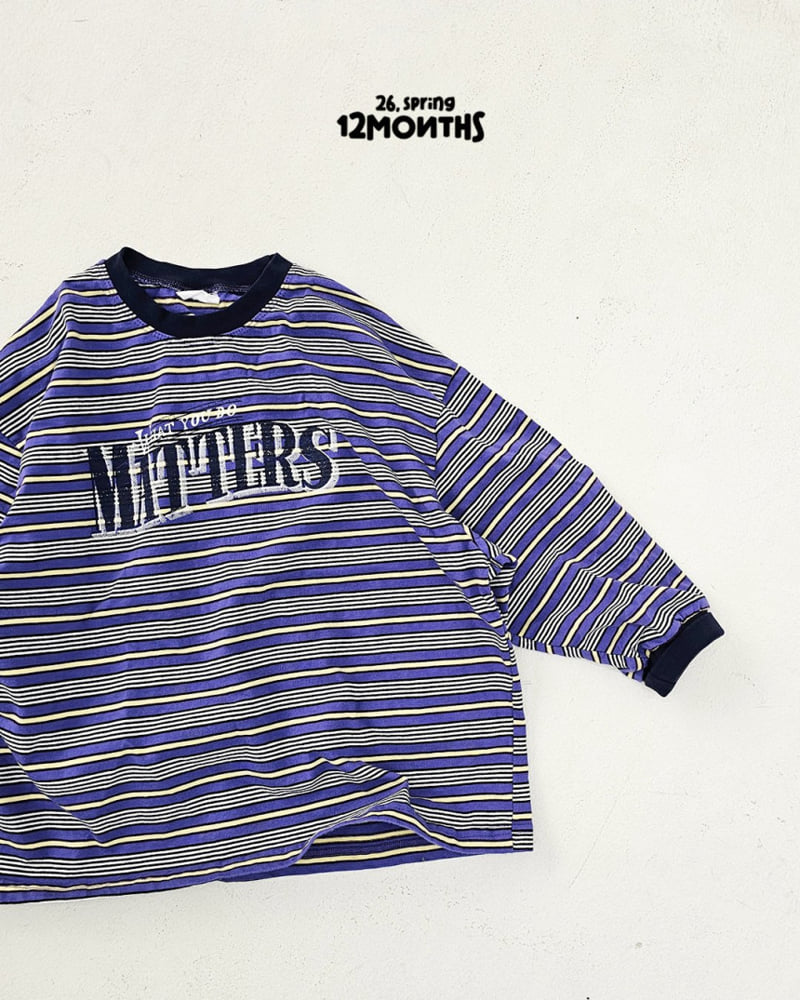 12 Month - Korean Children Fashion - #prettylittlegirls - Matte Stripe Tee - 4