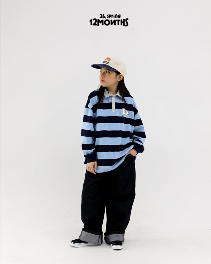 12 Month - Korean Children Fashion - #toddlerclothing - Retro Collar Tee - 9