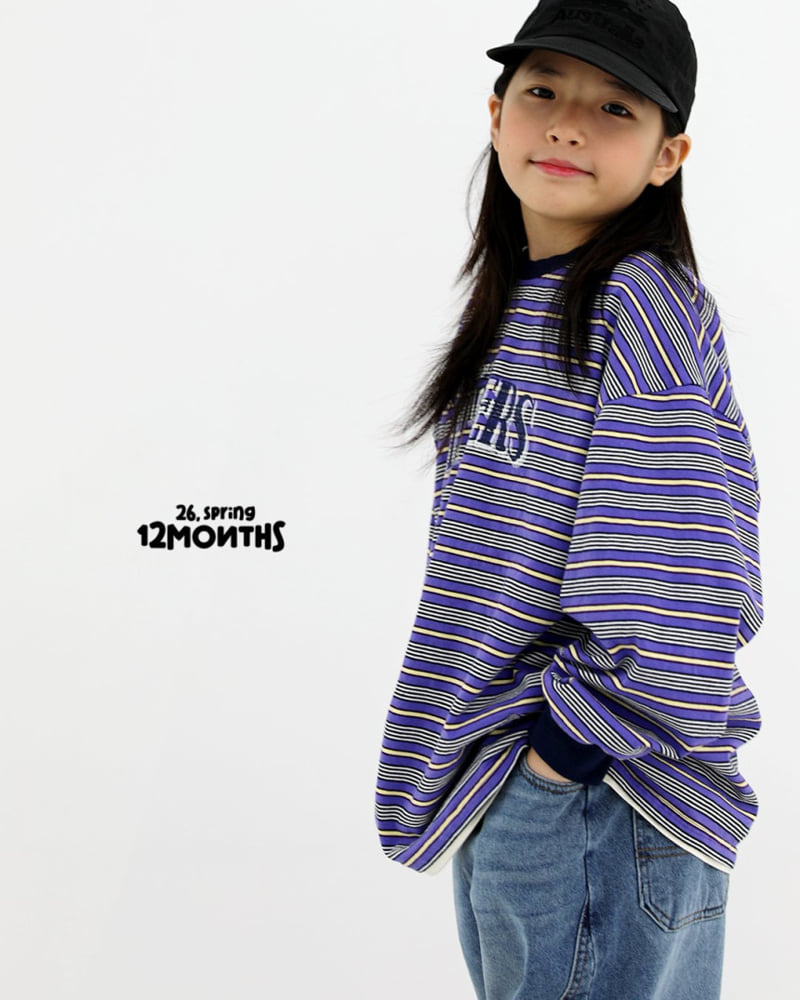 12 Month - Korean Women Fashion - #momslook - Matte Stripe Tee (Adult) - 8