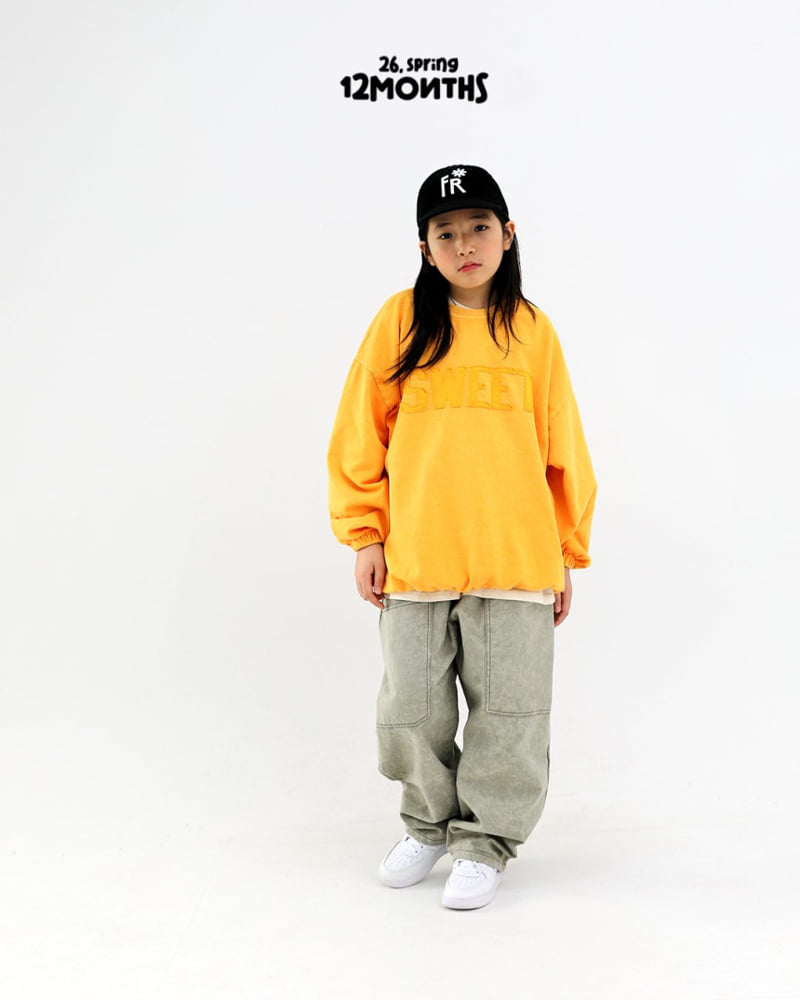 12 Month - Korean Women Fashion - #restrostyle - Sweet Sweatshirt (Adult) - 12