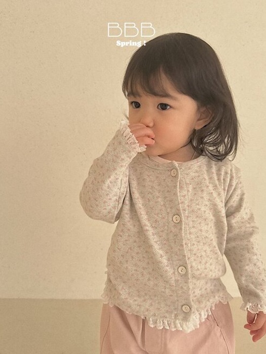 Bebe Flower Cardigan
