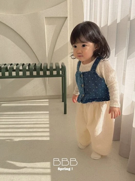 Bebe Heart Denim Vest Bebe Heart Denim Vest