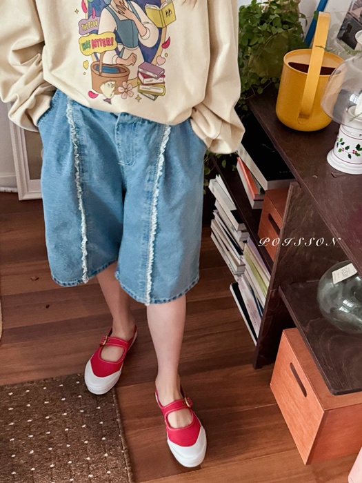 Lace Bermuda Pants
