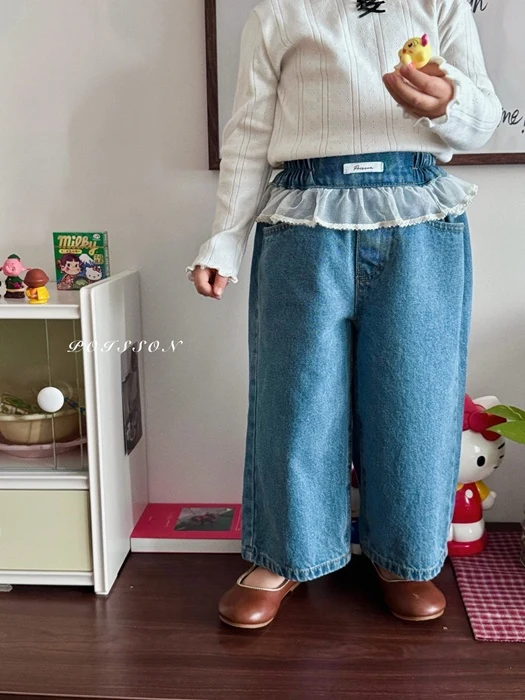 Chouchou Lace Denim Pants Chouchou Lace Denim Pants