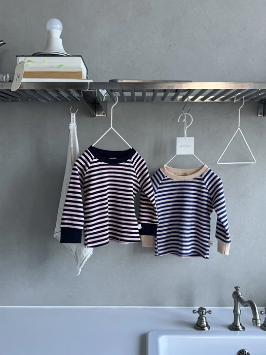 Kids Jelly Stripe Raglan Tee