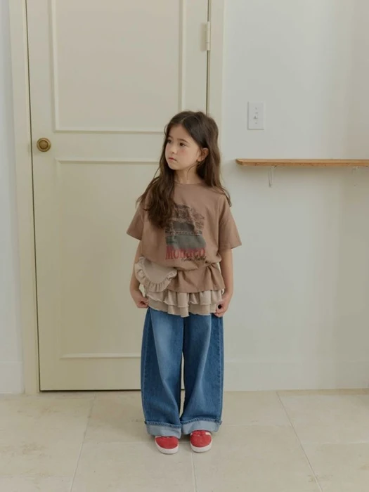 Curved Tencel Denim Pants Curved Tencel Denim Pants