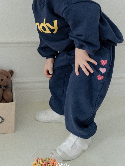 Heart Argyle Jogger Pants Heart Argyle Jogger Pants