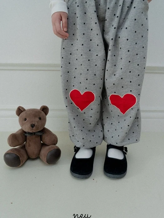 Dot Heart Jogger Pants