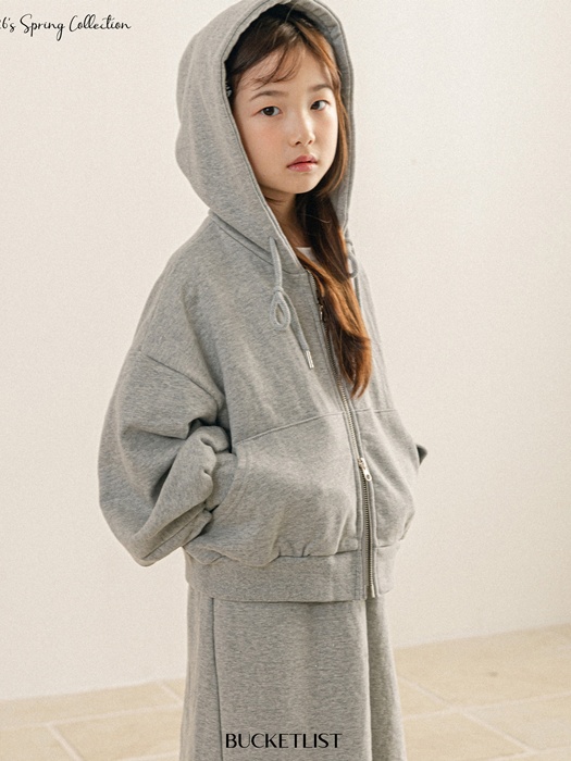 Two-way Crop Hoodie Zip-up Two-way Crop Hoodie Zip-up