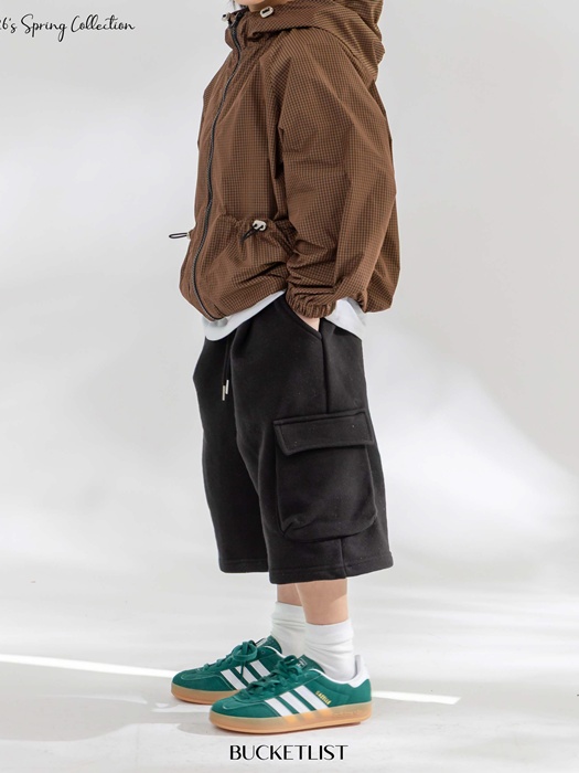Embossed Cargo Bermuda Pants Embossed Cargo Bermuda Pants