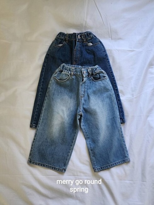 Wide Denim Pants
