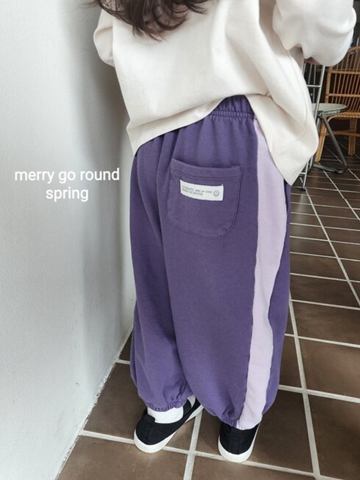 Color-block Jogger Pants
