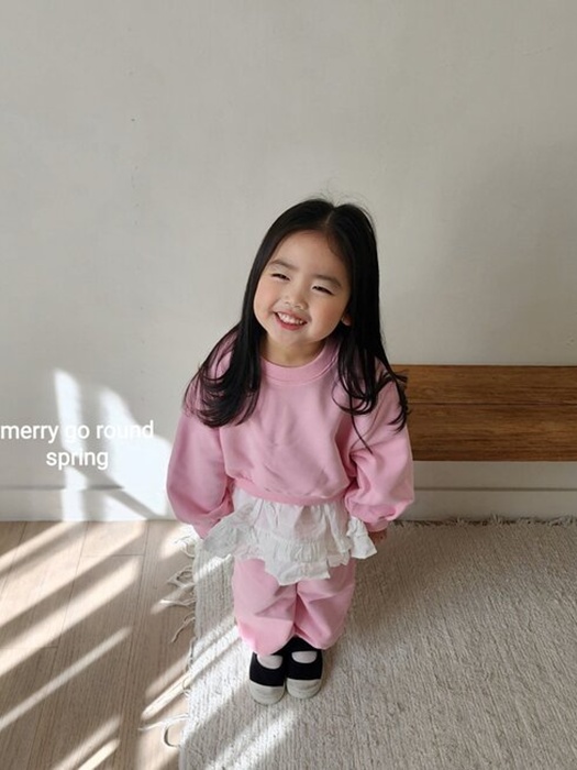 Frill Sweatshirt Set Frill Sweatshirt Set