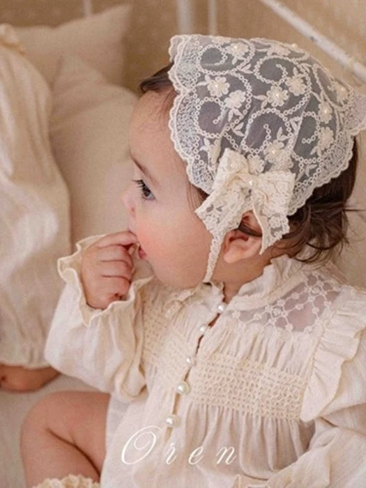 Rosette Pearl Bonnet Rosette Pearl Bonnet