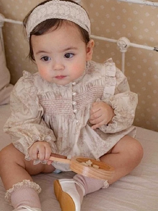 Alice Smocking Suit (Pink Flower) Alice Smocking Suit (Pink Flower)