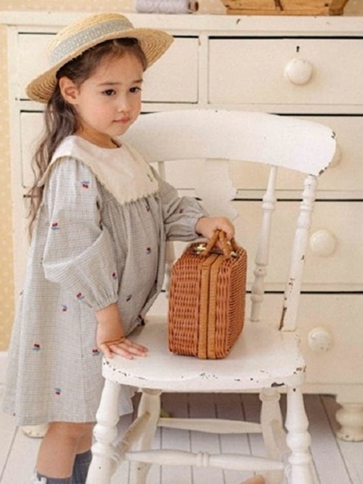 Cherry Scallop One-piece (Kids)