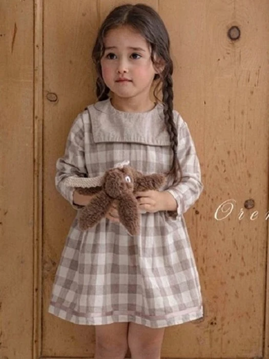 Bonbon Check One-piece Bonbon Check One-piece