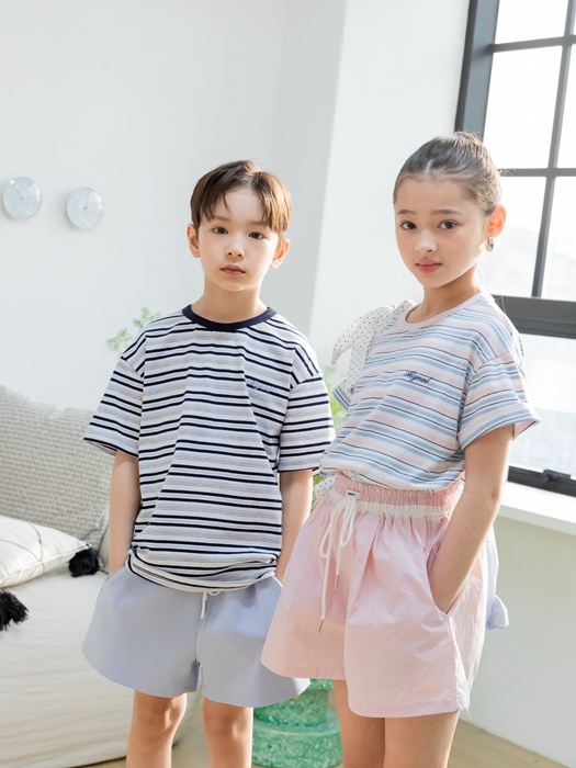 Young Multi-Stripe Tee Young Multi-Stripe Tee