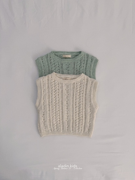Scallop Knit Vest Scallop Knit Vest