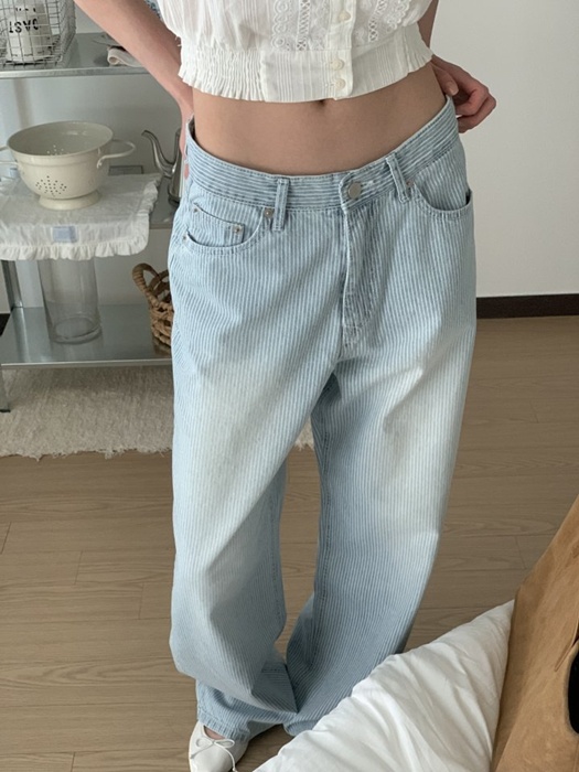 Stripe Wide Pants Stripe Wide Pants