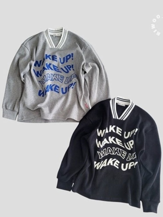 Wake-Up Waffle V-Neck Half Tee (6X) Wake-Up Waffle V-Neck Half Tee (6X)