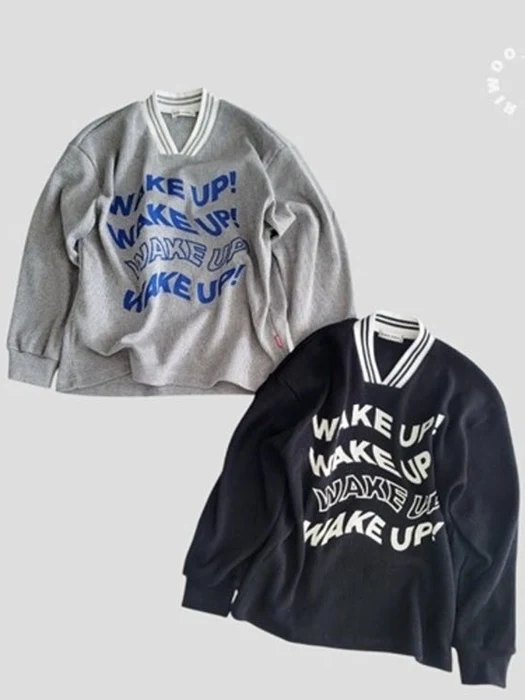 Wake-Up Waffle V-Neck Half Tee Wake-Up Waffle V-Neck Half Tee