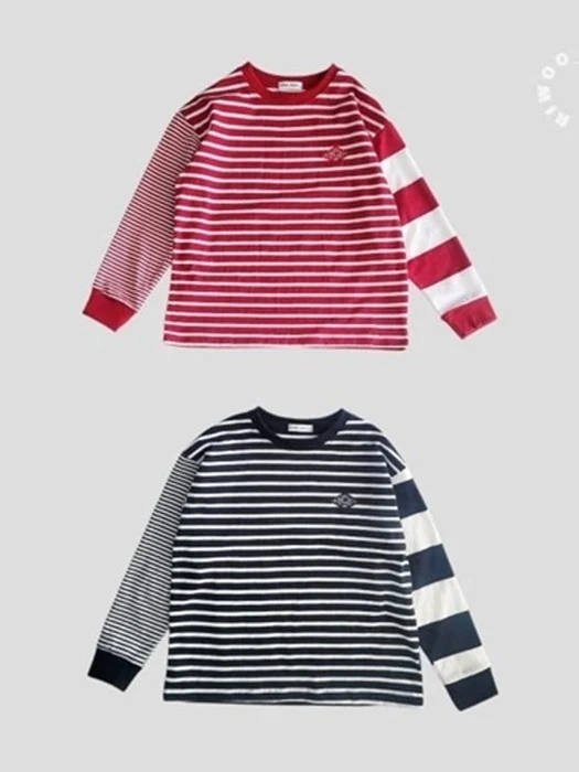 Multi Stripe Sweat Tee Multi Stripe Sweat Tee