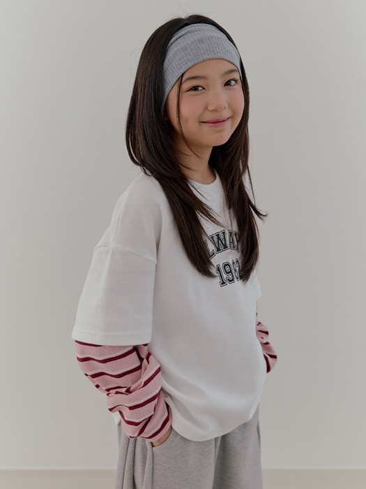 Candy Short Sleeve Layered Tee
