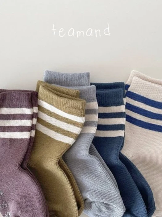 Triple Stripe Socks Set Triple Stripe Socks Set